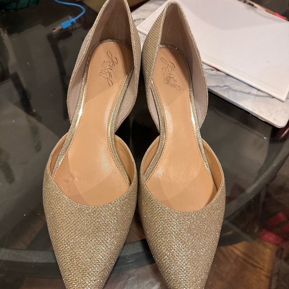 Elegant Gold Women's Shoes